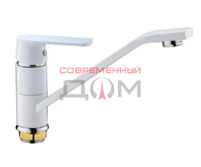 Кух.смеситель FRAP F4931 с картриджем, белый.